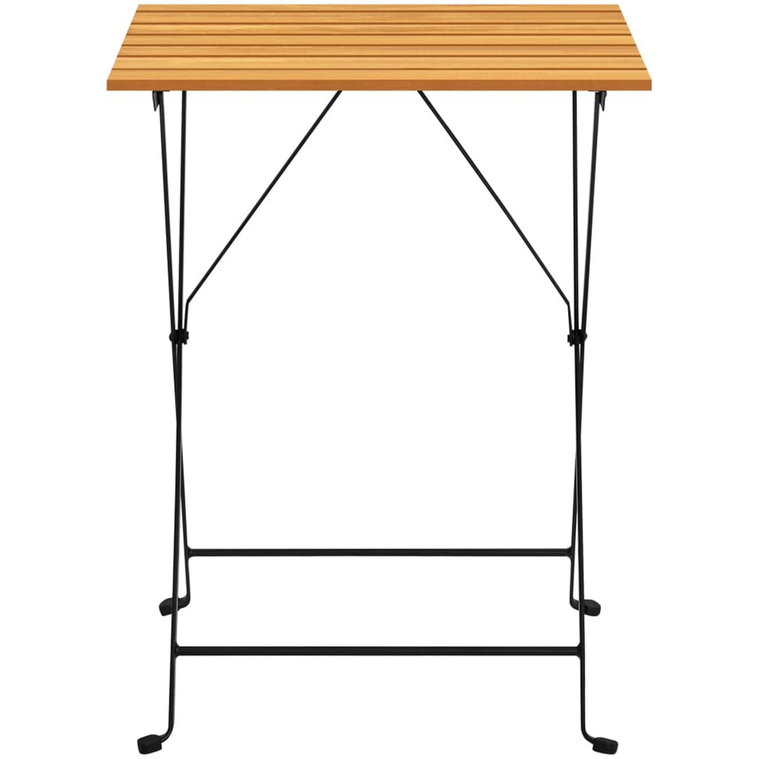 Cafébord 55x54x71 cm massivt akaciaträ vidaXL – bild 3