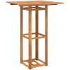 Cafébord 75x75x110 cm massivt akaciaträ vidaXL – miniatyr 2