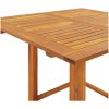Cafébord 75x75x110 cm massivt akaciaträ vidaXL – miniatyr 6