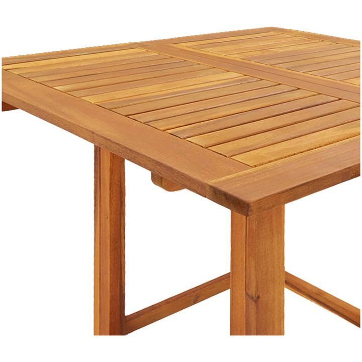 Cafébord 75x75x110 cm massivt akaciaträ vidaXL – bild 6