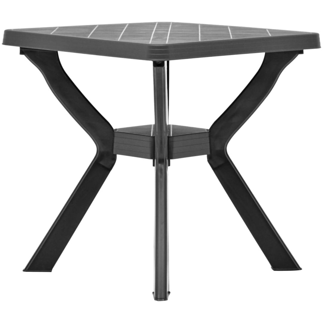 Cafébord antracit 70x70x72 cm plast vidaXL – bild 3
