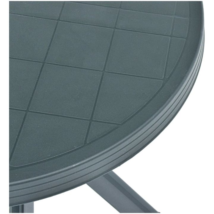 Cafébord grön ⌀70 cm plast vidaXL – bild 4