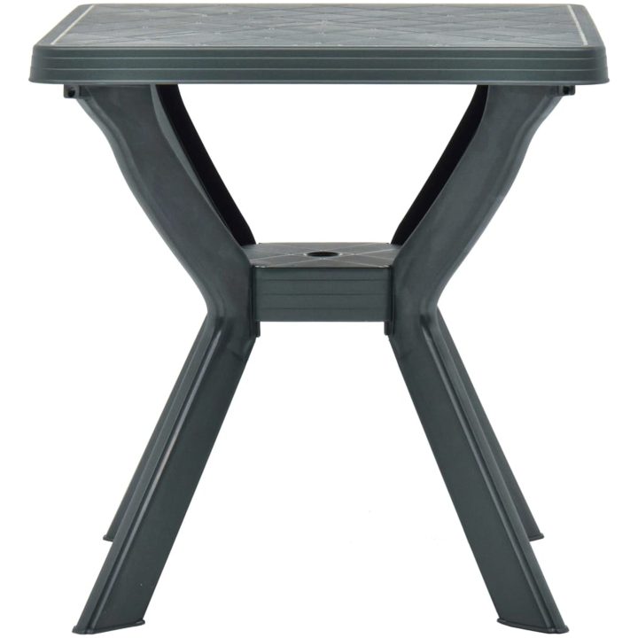 Cafébord grön 70x70x72 cm plast vidaXL – bild 2