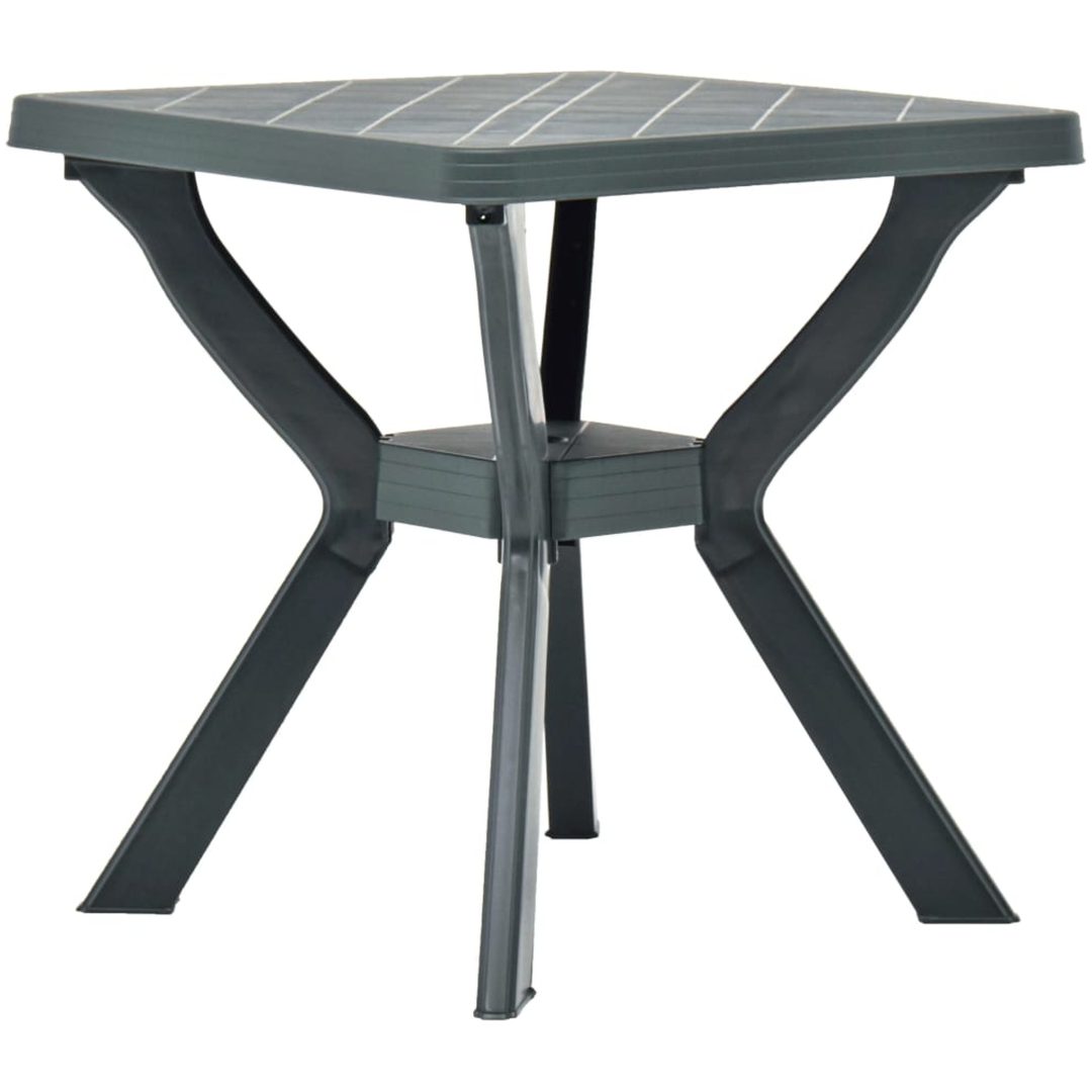 Cafébord grön 70x70x72 cm plast vidaXL – bild 3
