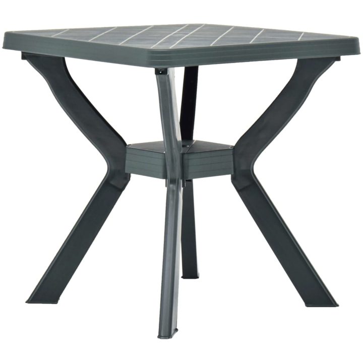 Cafébord grön 70x70x72 cm plast vidaXL – bild 3