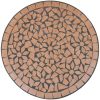 Cafébord terrakotta 60 cm mosaik vidaXL 60 x 70 cm – miniatyr 3