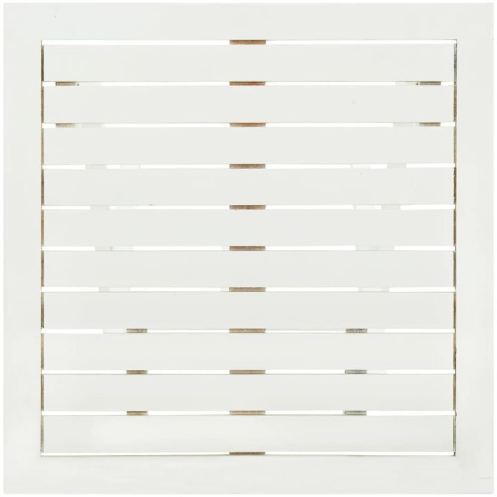 Cafébord vit 46x46x47 cm massivt akaciaträ vidaXL – bild 7