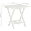 Cafébord vit 46x46x47 cm massivt akaciaträ vidaXL – miniatyr 8
