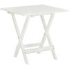Cafébord vit 46x46x47 cm massivt akaciaträ vidaXL – miniatyr 1