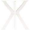 Cafébord vit ⌀70 cm plast vidaXL – miniatyr 2