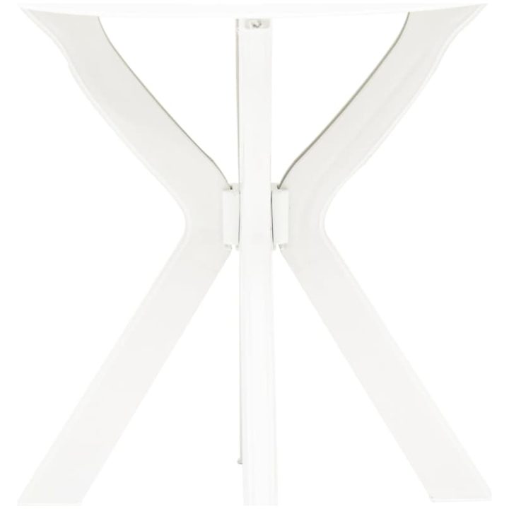 Cafébord vit ⌀70 cm plast vidaXL – bild 2