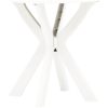 Cafébord vit ⌀70 cm plast vidaXL – miniatyr 1