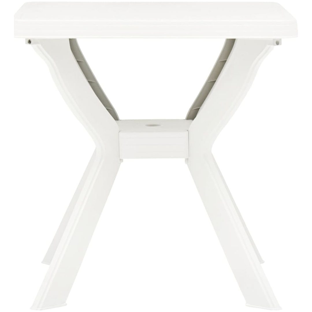 Cafébord vit 70x70x72 cm plast vidaXL – bild 2