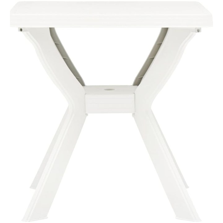 Cafébord vit 70x70x72 cm plast vidaXL – bild 2