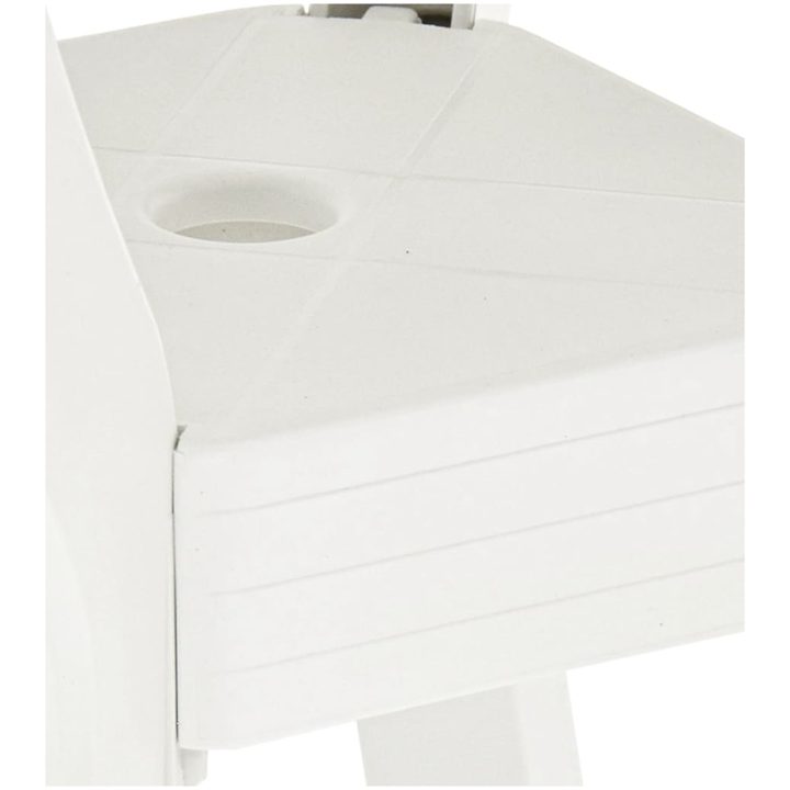 Cafébord vit 70x70x72 cm plast vidaXL – bild 3
