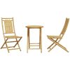 Caféset 3 delar bambu vidaXL – miniatyr 4