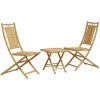 Caféset 3 delar bambu vidaXL – miniatyr 2