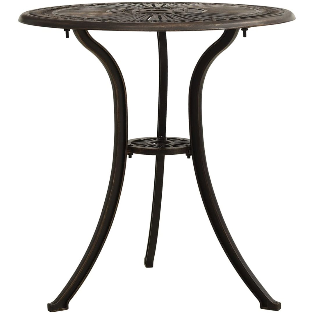 Caféset 3 delar gjuten aluminium brons vidaXL – bild 6