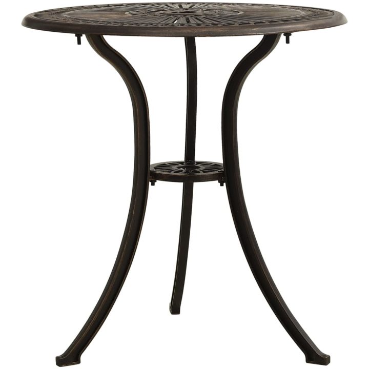 Caféset 3 delar gjuten aluminium brons vidaXL – bild 6