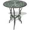 Caféset 3 delar gjuten aluminium grön vidaXL – miniatyr 2