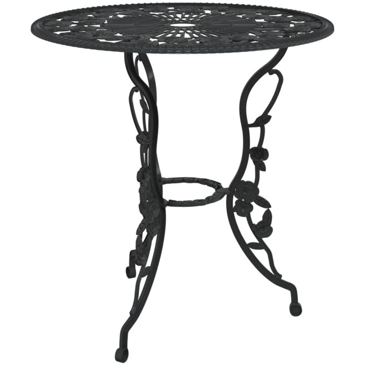 Caféset 3 delar gjuten aluminium svart vidaXL – bild 3