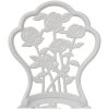 Caféset 3 delar gjuten aluminium vit vidaXL – miniatyr 6