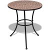 Caféset 3 delar keramik terrakotta vidaXL – miniatyr 2