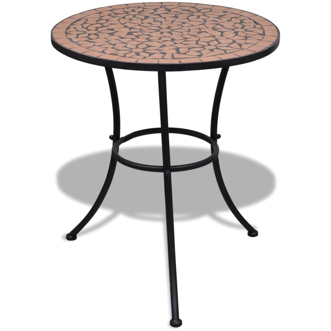 Caféset 3 delar keramik terrakotta vidaXL – bild 2