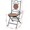 Caféset 3 delar keramik terrakotta vidaXL – miniatyr 12
