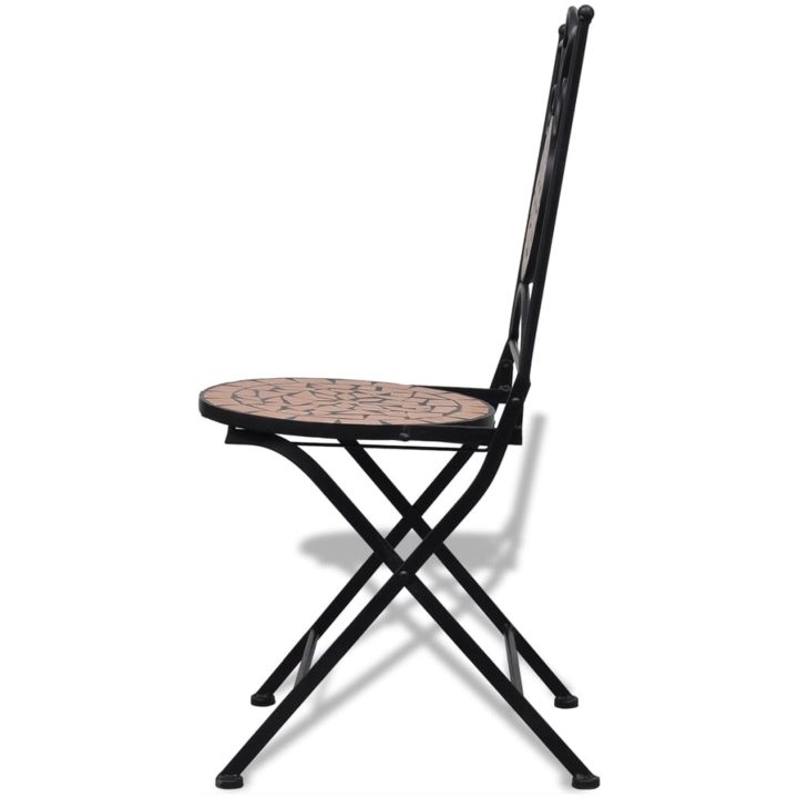 Caféset 3 delar keramik terrakotta vidaXL – bild 7