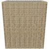 Caféset 3 delar konstrotting och härdat glas beige vidaXL – miniatyr 10