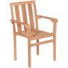 Caféset 3 delar massiv teak vidaXL – miniatyr 5