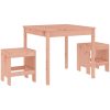 Caféset 3 delar massivt douglasträ vidaXL – miniatyr 2