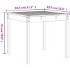 Caféset 3 delar massivt douglasträ vidaXL – miniatyr 8