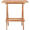 Caféset 3 delar med antracit dynor massiv teak vidaXL – miniatyr 9
