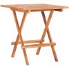 Caféset 3 delar med gråa dynor massiv teak vidaXL – miniatyr 3
