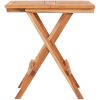 Caféset 3 delar med gräddvita dynor massiv teak vidaXL – miniatyr 9