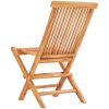 Caféset 3 delar med taupe dynor massiv teak vidaXL – miniatyr 12