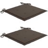 Caféset 3 delar med taupe dynor massiv teak vidaXL – miniatyr 7