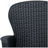 Caféset 3 delar plast antracit konstrotting vidaXL – miniatyr 5