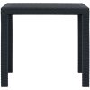 Caféset 3 delar plast antracit konstrotting vidaXL – miniatyr 8