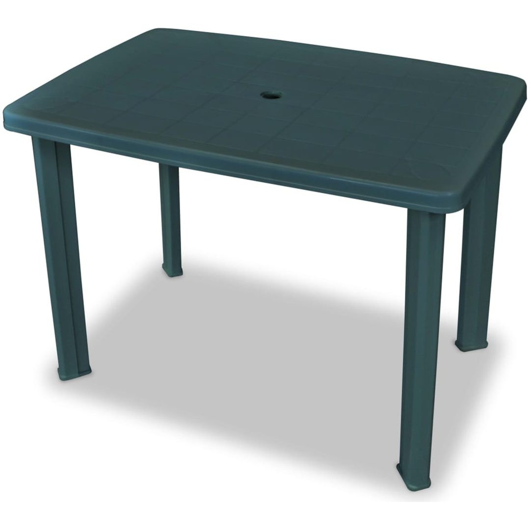 Caféset 3 delar plast grön vidaXL – bild 3