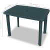 Caféset 3 delar plast grön vidaXL – miniatyr 10