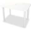 Caféset 3 delar plast vit vidaXL – miniatyr 2