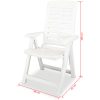Caféset 3 delar plast vit vidaXL – miniatyr 11