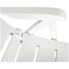 Caféset 3 delar plast vit vidaXL – miniatyr 8