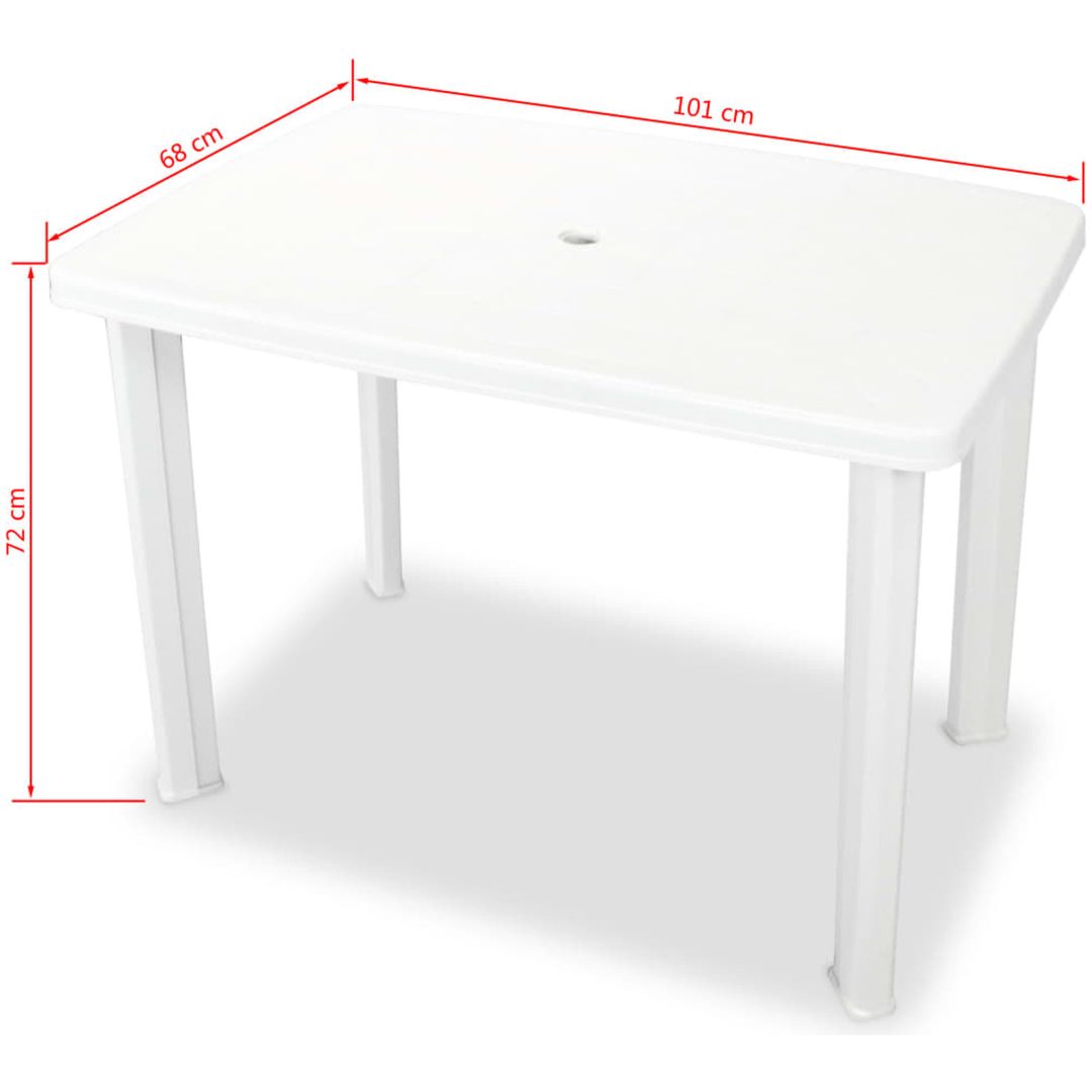 Caféset 3 delar plast vit vidaXL – bild 10