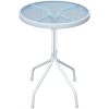 Caféset 3 delar stål svart vidaXL – miniatyr 2