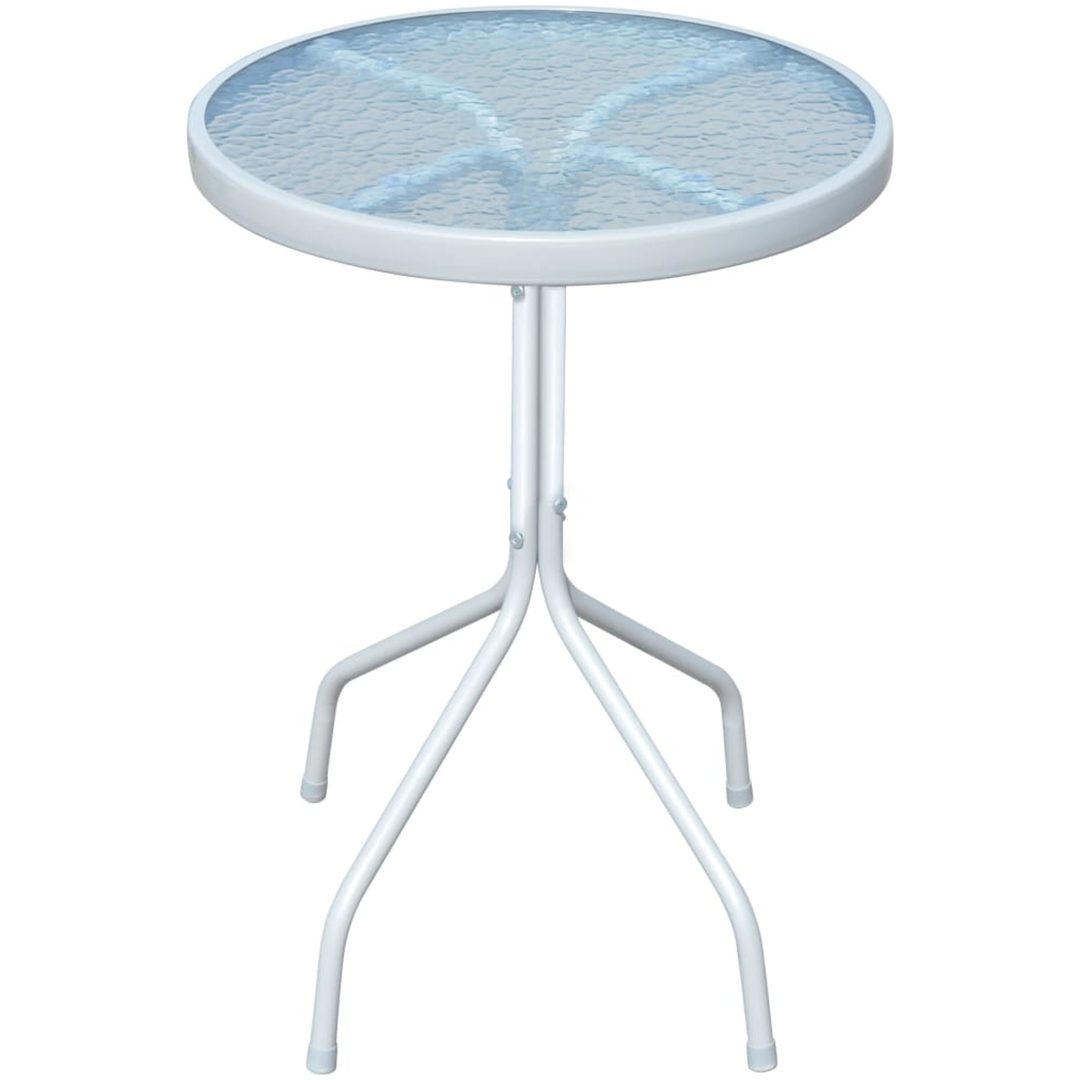Caféset 3 delar stål svart vidaXL – bild 2