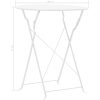 Caféset 3 delar stål vit vidaXL – miniatyr 7